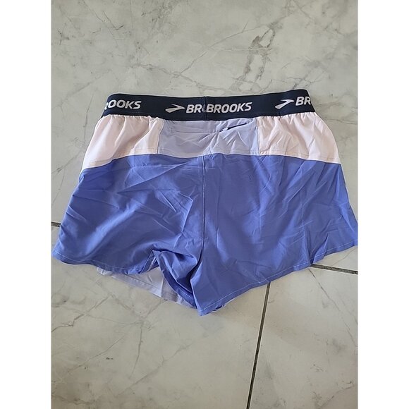 Brooks Women's Chaser 3" Running Athletic Shorts Lavender Rose Size Large - Picture 7 of 8